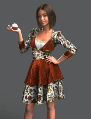 Advent Calendar: Christmas Bow Dress For G9