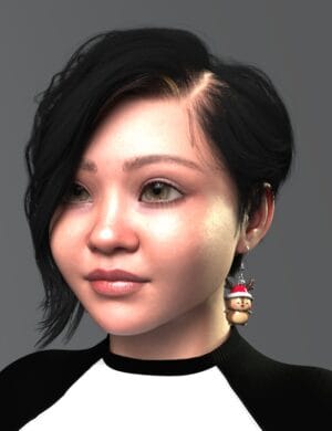 Advent Calendar: Cute Christmas Animal Earrings for G8F and G9