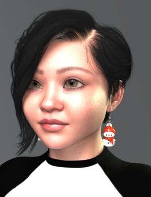 Advent Calendar: Cute Christmas Animal Earrings for G8F and G9