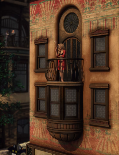 Art Deco style Balcony 1