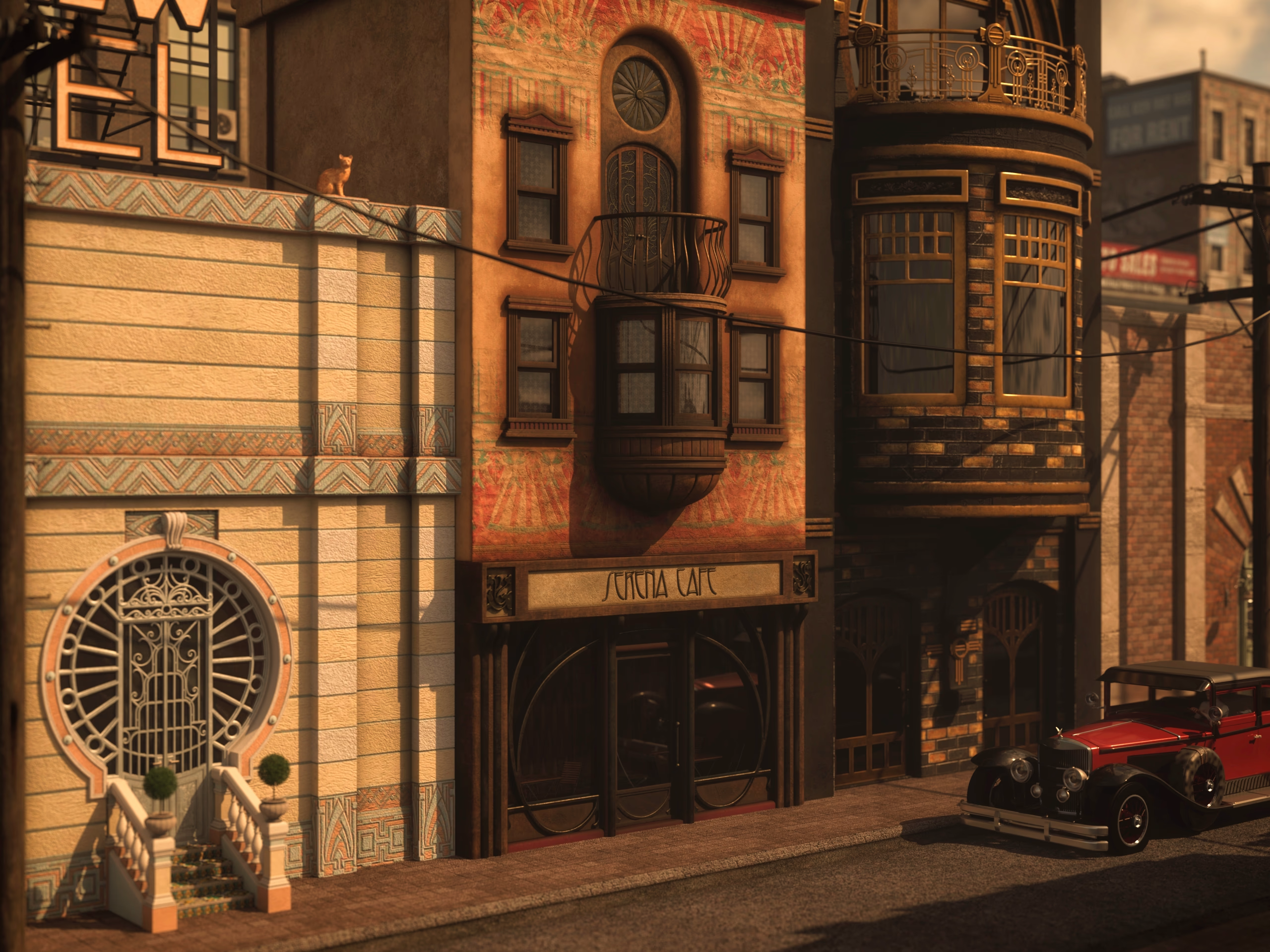 Art Deco style Balcony 1 - Image 2