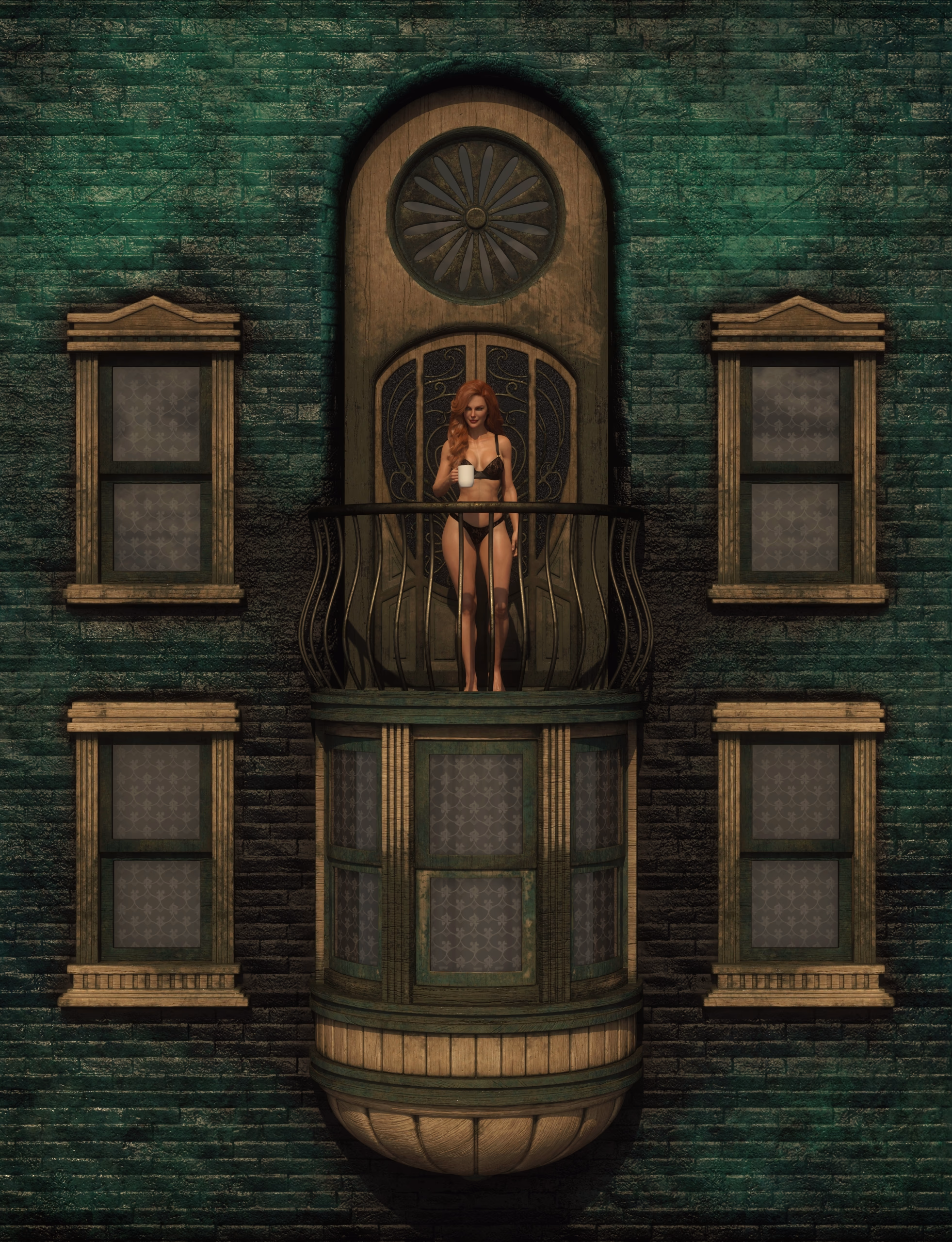 Art Deco style Balcony 1 - Image 3