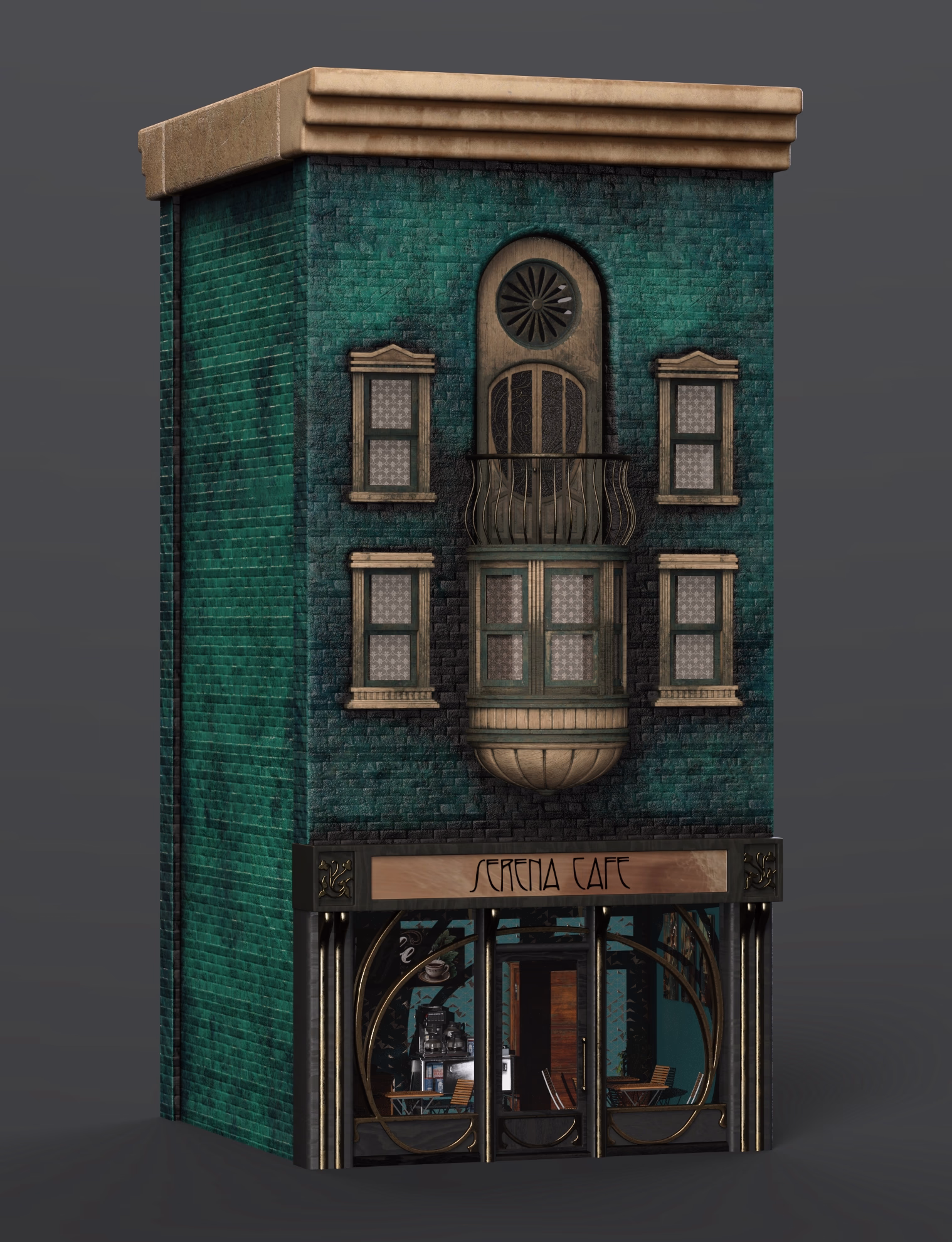 Art Deco style Balcony 1 - Image 8