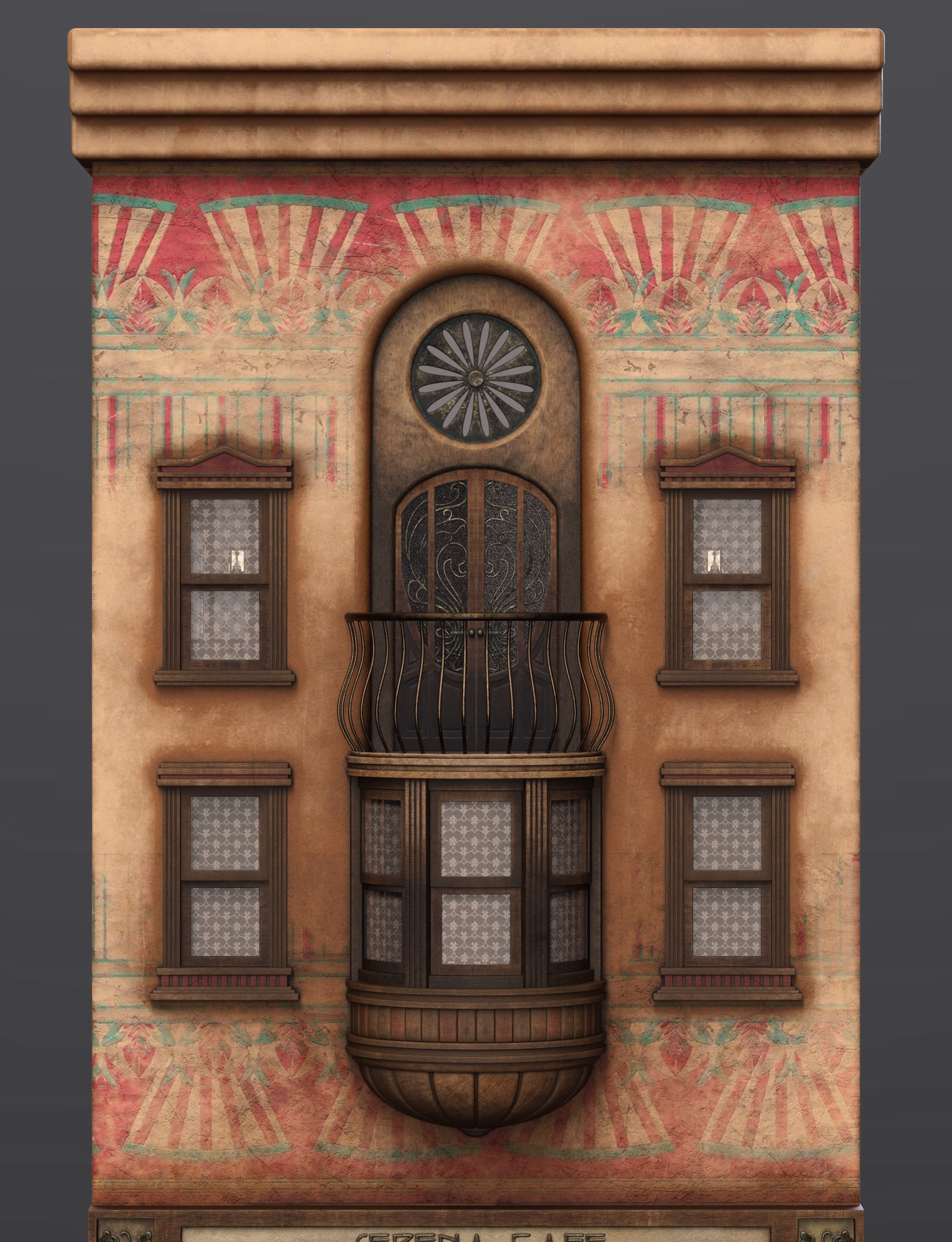 Art Deco style Balcony 1 - Image 9