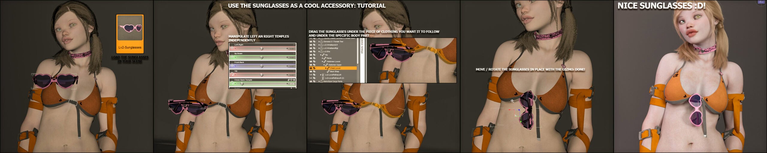 Step-by-step guide to realistic 3D female skin rendering with shaders and lighting adjustments.