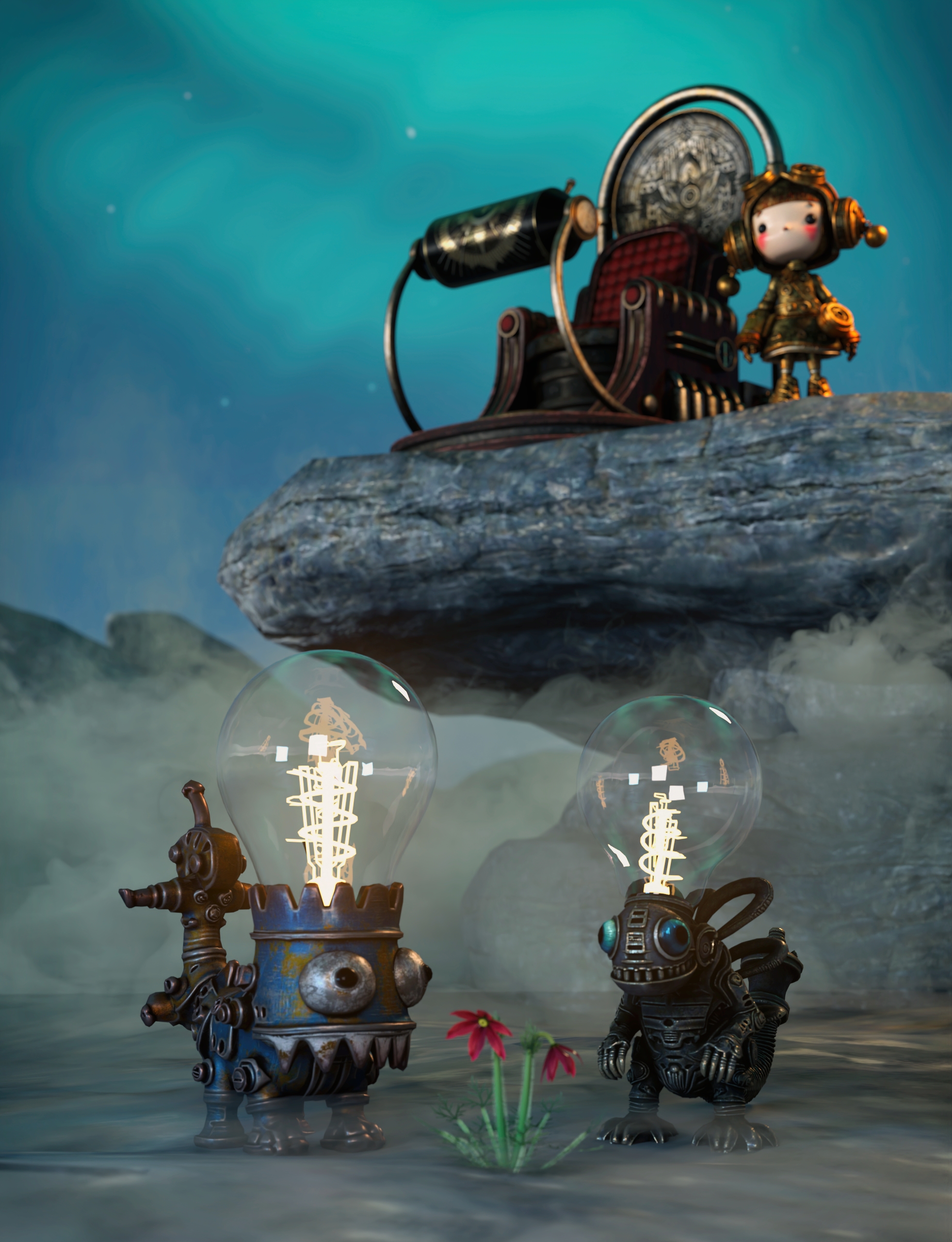 Bulbi Steampunk Mechanical Lamp Pack - Image 5