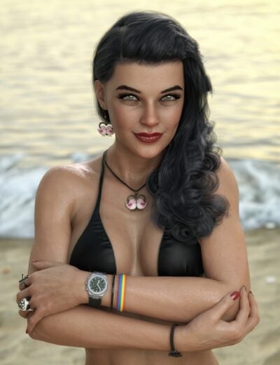 Love Birds Jewelry Set for Genesis 8 & 9 Females – Free Download