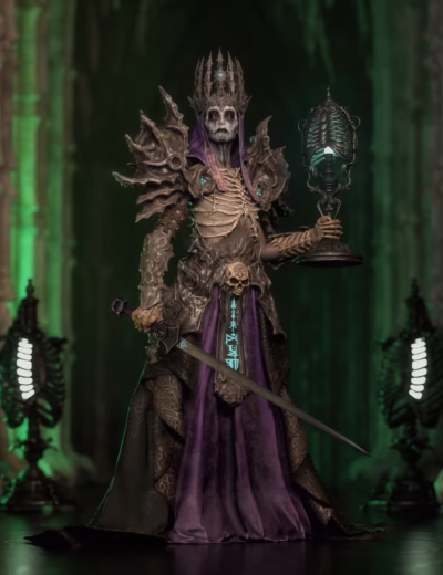 Gothic Lamps Set — 4-Piece Ornate Gothic Lighting Set