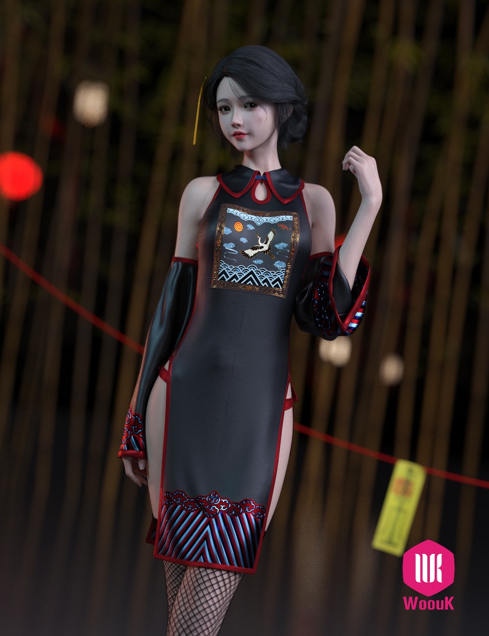 dForce WUK Sexy Zombie Outfit for G8F/G8.1F - Image 3