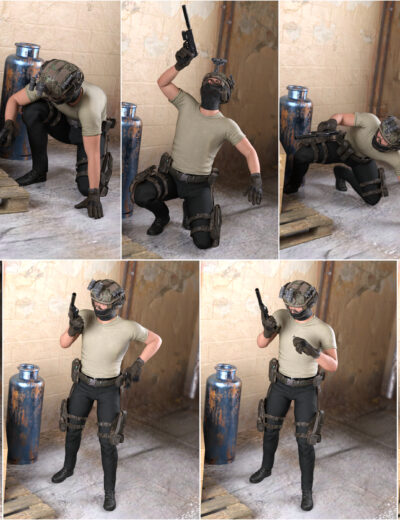 CCC Navy SEAL Combat Poses for Pistol - G9