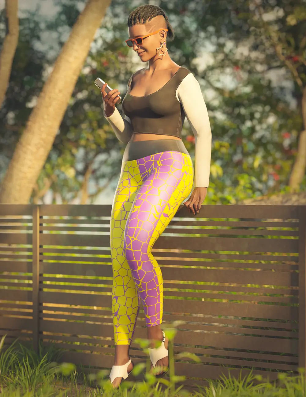 dForce Urban Leggings for Genesis 9 - Image 2