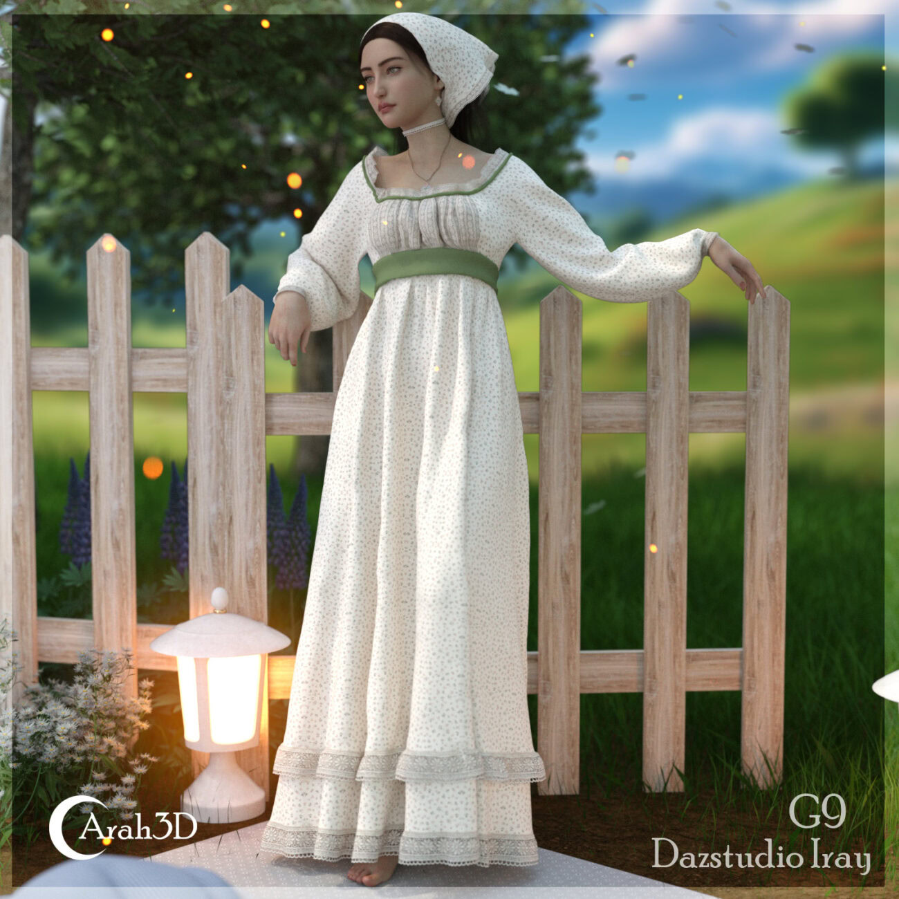 Arah3D Cottage Girl for G8F and G9 - Image 6