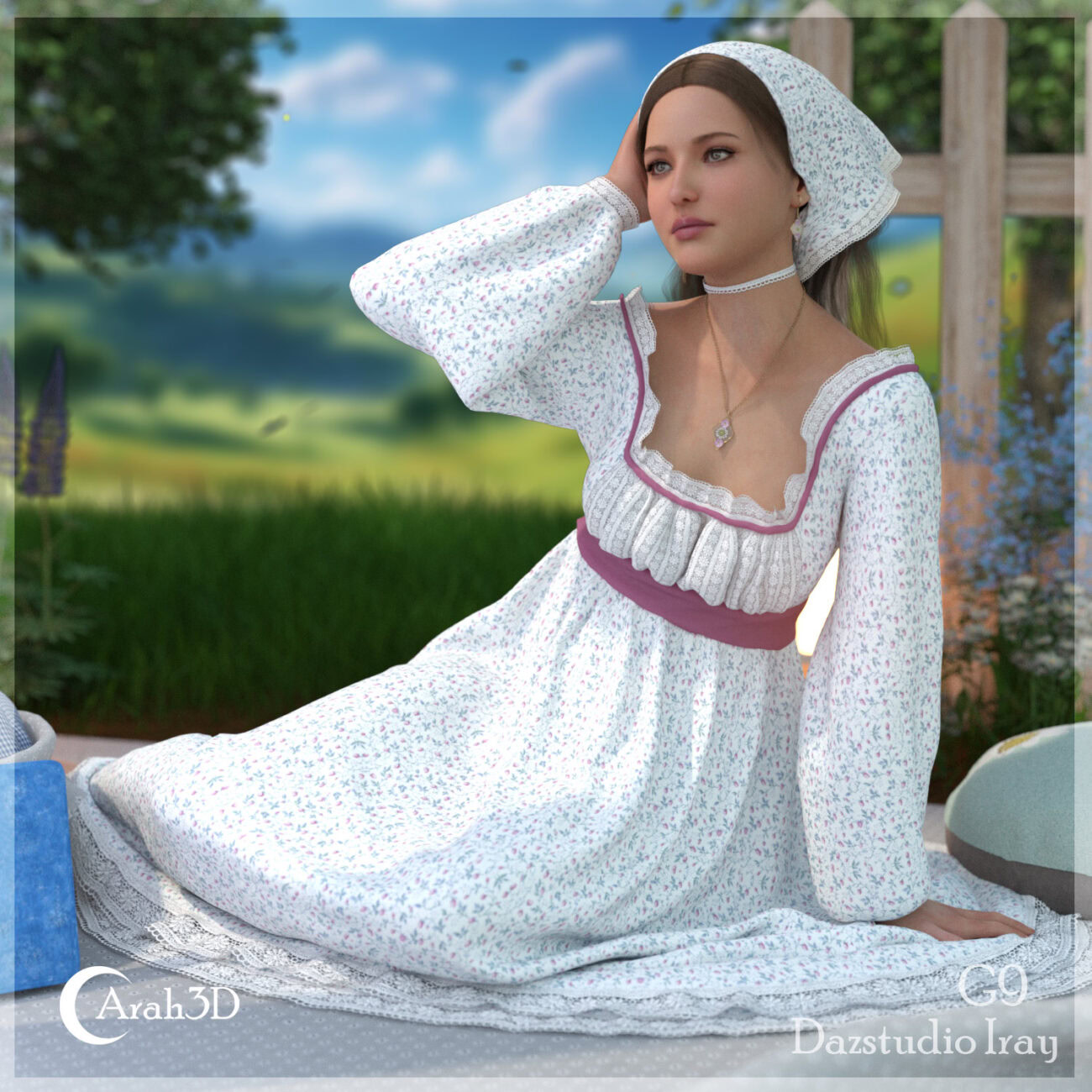 Arah3D Cottage Girl for G8F and G9 - Image 7