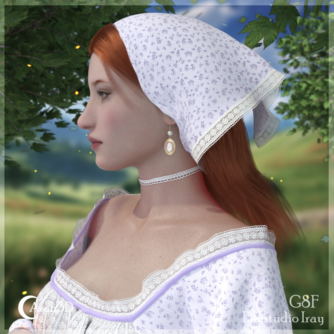 Arah3D Cottage Girl Hair for G8F and G9 - Image 6
