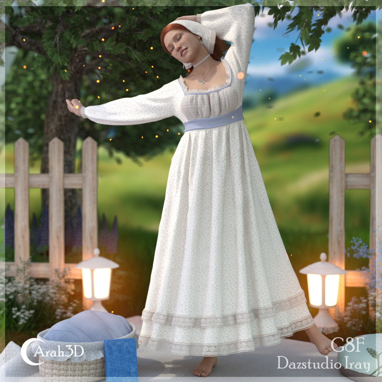 Arah3D Cottage Girl for G8F and G9 - Image 9