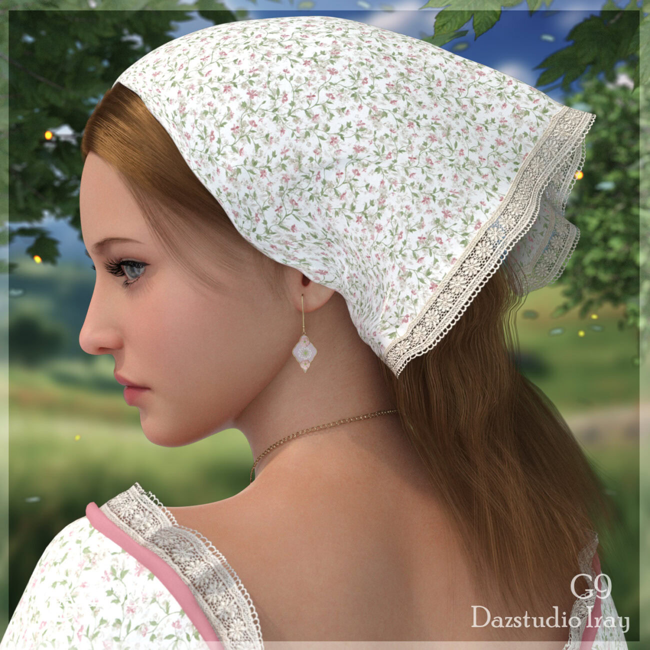 Arah3D Cottage Girl Hair for G8F and G9 - Image 9