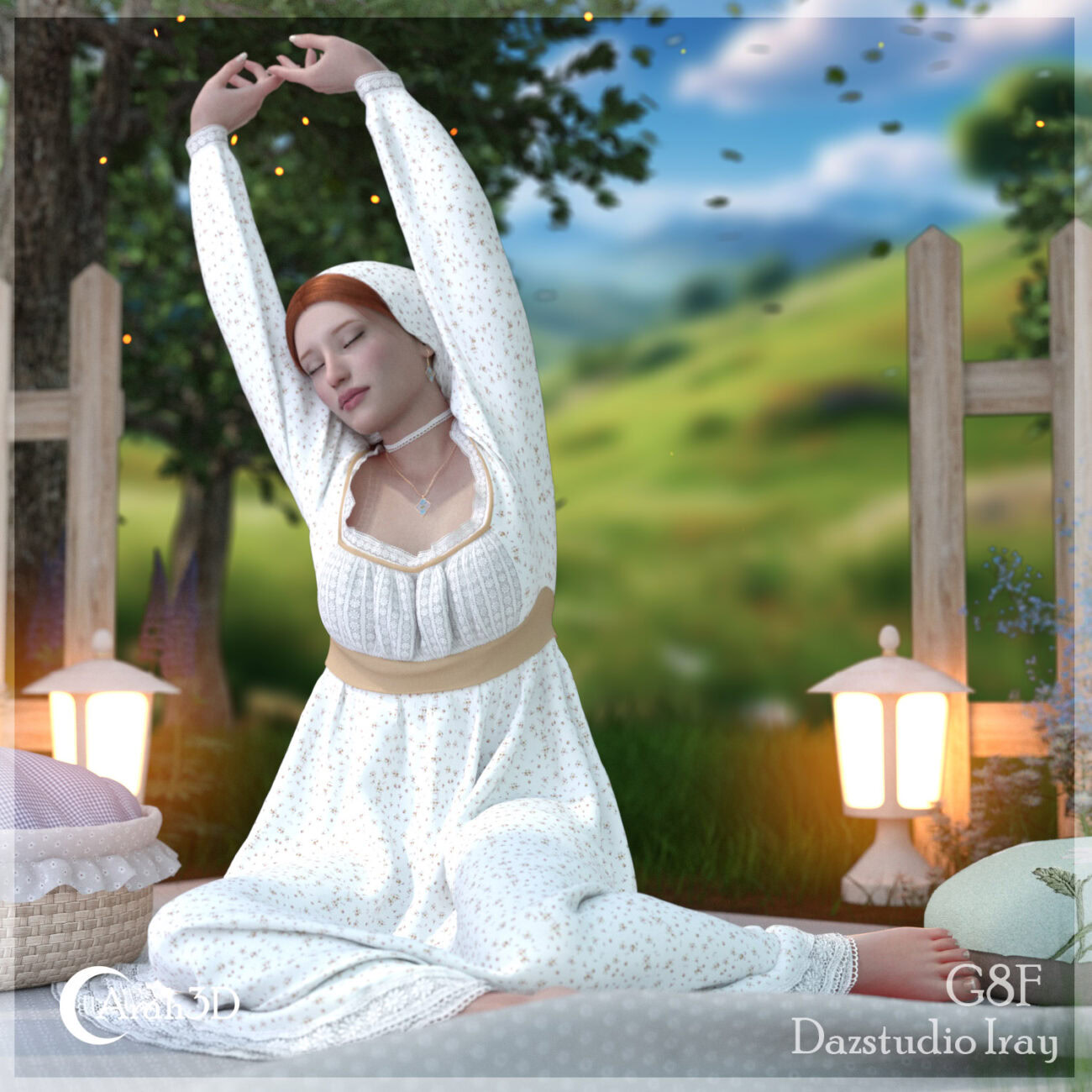 Arah3D Cottage Girl for G8F and G9 - Image 11