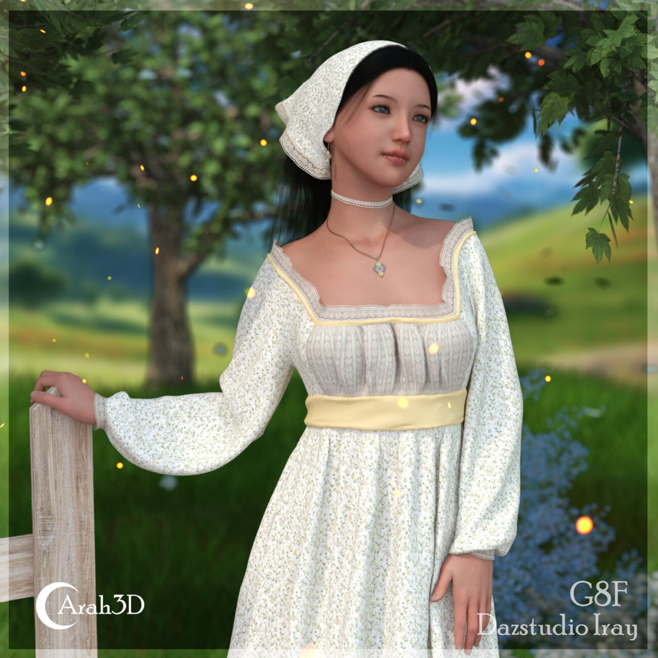 Arah3D Cottage Girl for G8F and G9 - Image 12