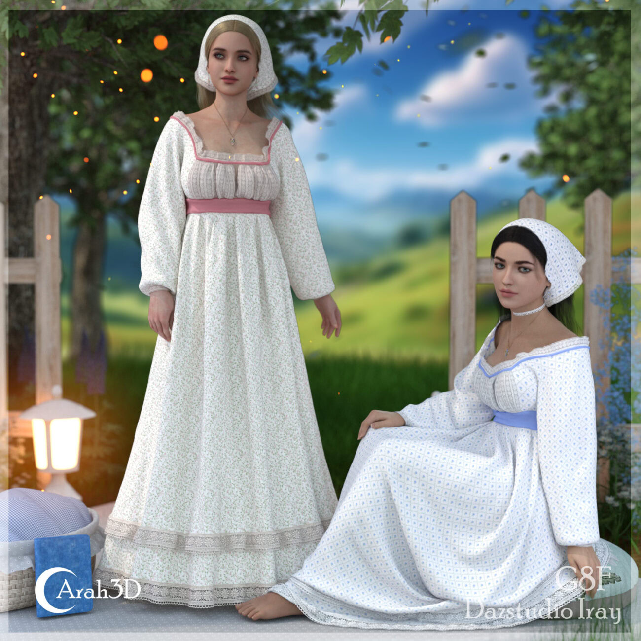 Arah3D Cottage Girl for G8F and G9