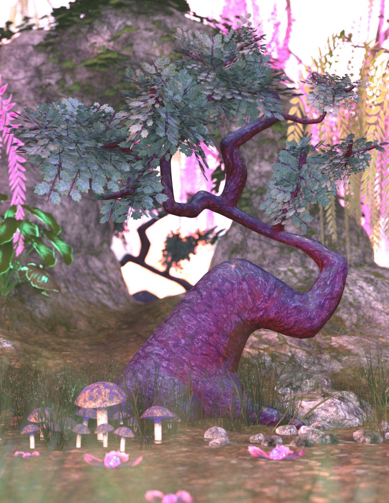 The Fantasy Tree Prop for Daz Studio