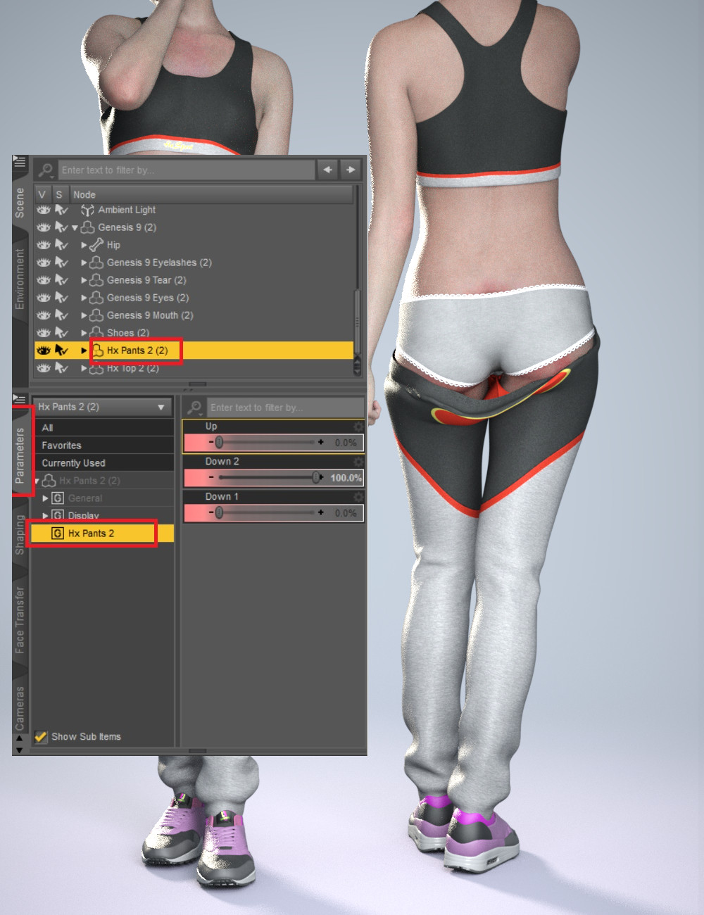 Hx Sports 2 For Genesis 9 And Genesis 8 Female 7 Hx Sports 2 For Genesis 9 And Genesis 8 Female - Image 7