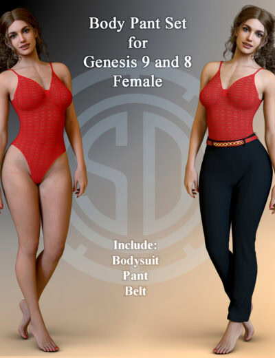 SD Body Pant Set for Genesis 9 and 8 Female
