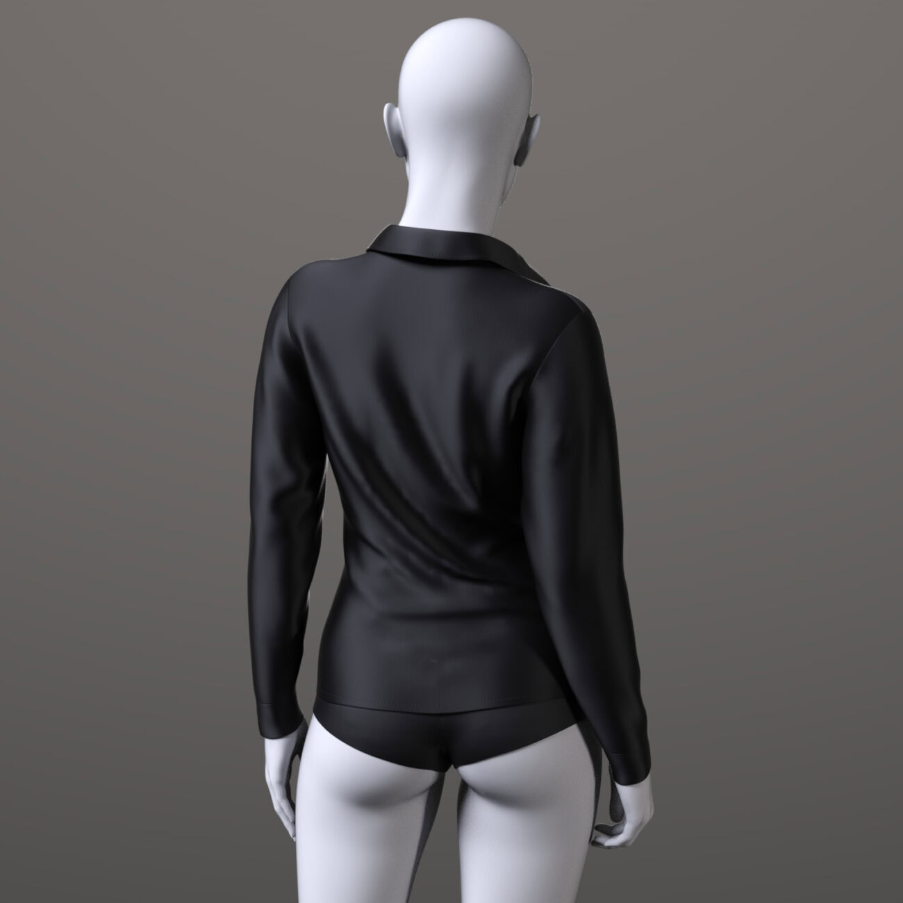 Unbuttoned Blouse Genesis 8 Female and  Genesis 9 - Image 5
