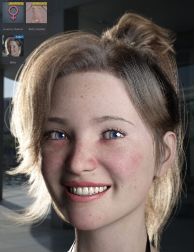 Betty V8 With Pro textures For Genesis 8 Female