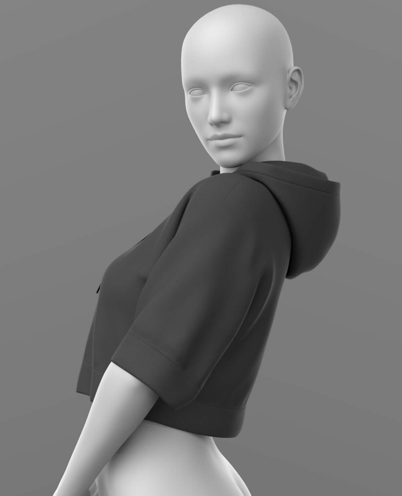 dForce Hoodie 4 for Genesis 8 Female