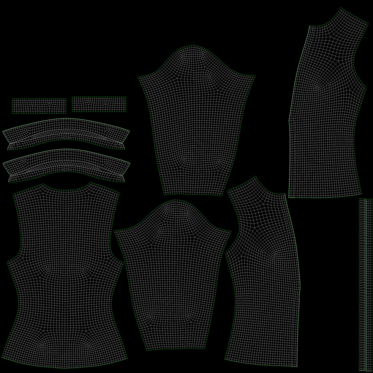 Unbuttoned Blouse Genesis 8 Female and  Genesis 9 - Image 12