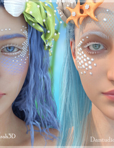 Arah3D Mermaid Pearls for G8F and G9