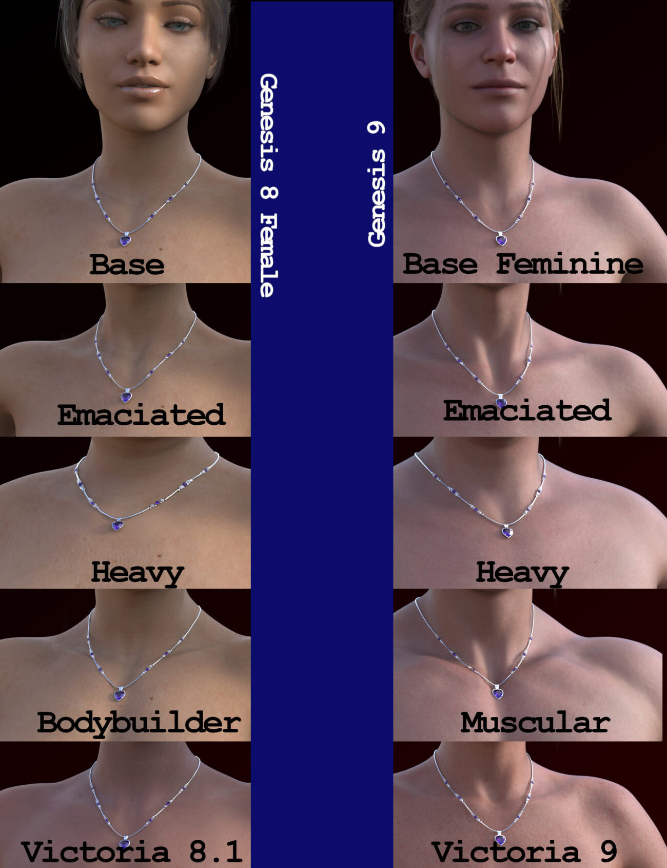 GCJ Sparkles Jewelry for Genesis 8 Female, Genesis 8.1Female, and Genesis 9 - Image 11