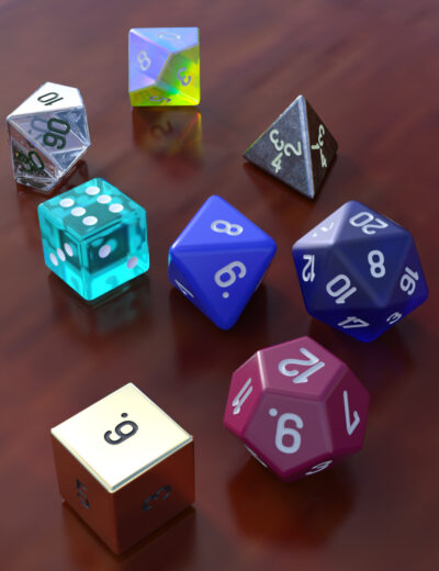 GCJellyfish Tabletop Dice Props