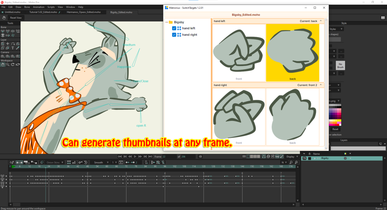 SwitchTargets for Moho Pro 14 (Win/Mac) - Image 9