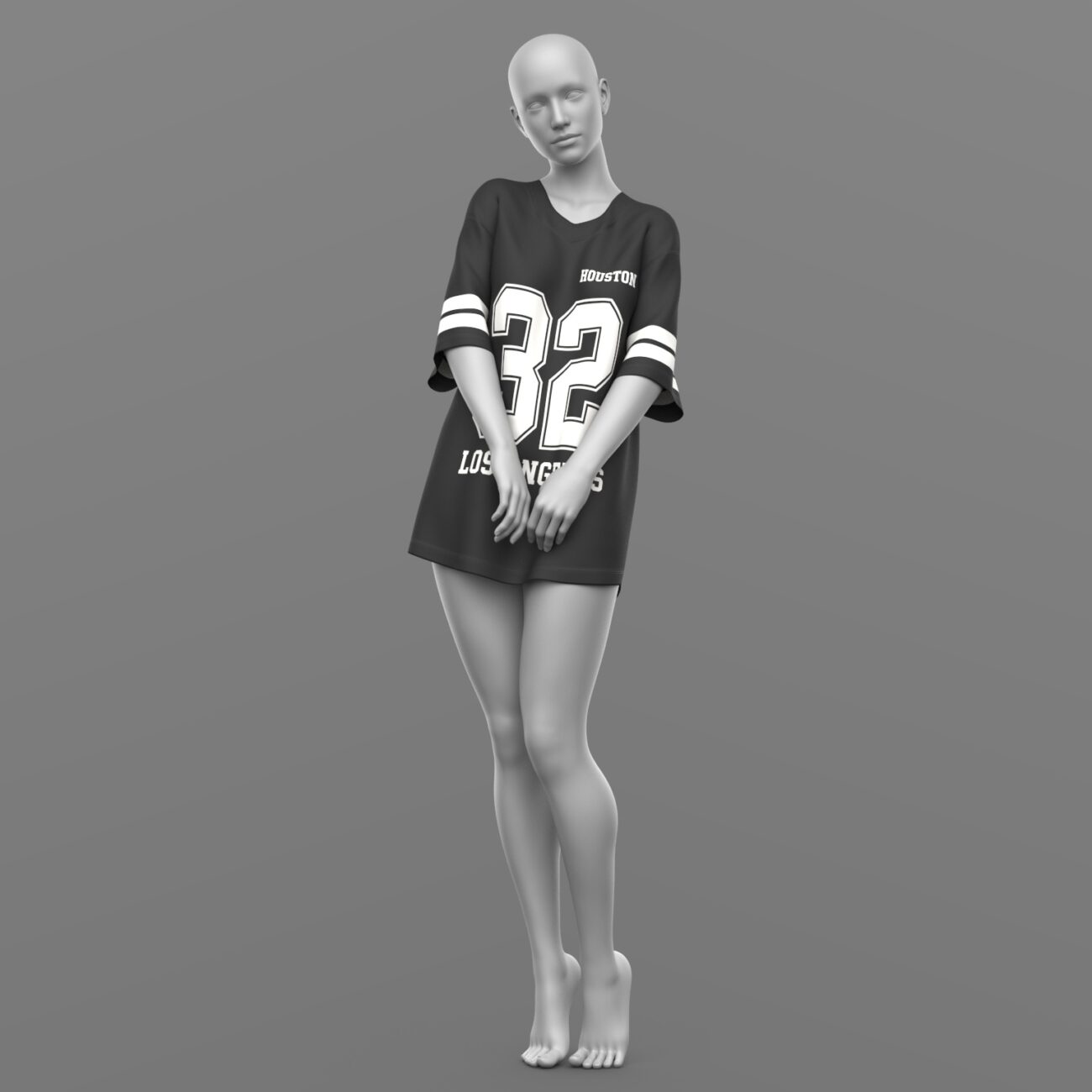 dForce Oversize T-Shirt Genesis 8 Female and Genesis 9 - Image 22